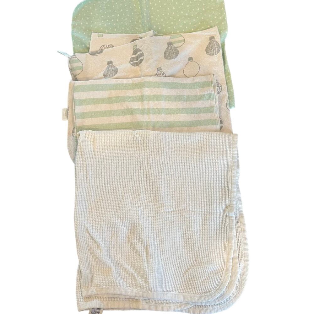 Bundle of Four Small Swaddle Blankets